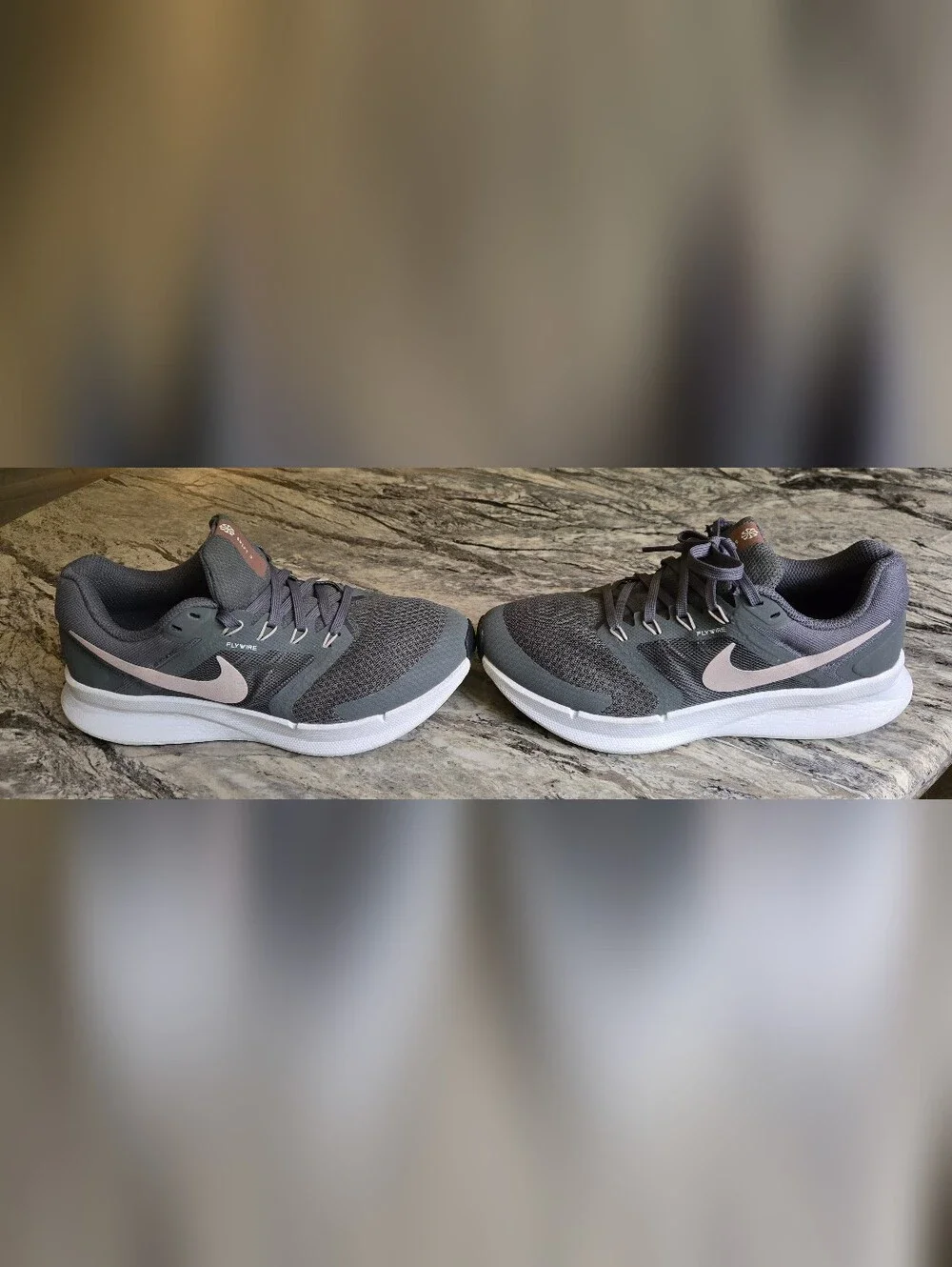 Nike Women's Run Swift 3 Gray And Pink Sneakers Size 6.5 - Picture 7 of 10